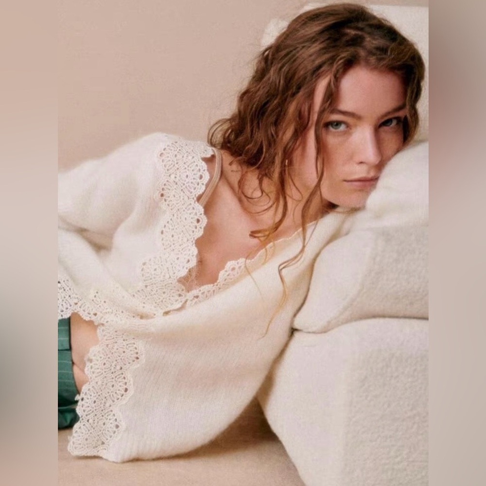 SEZANE ASTRIDE JUMPER w/ gift pouch - Picture 2 of 7